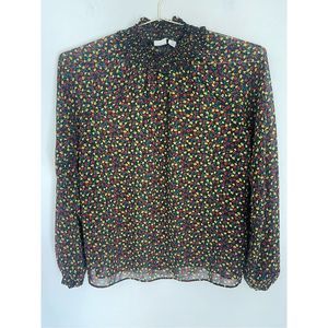 THE GAP Floral Sheer Top Size XS
